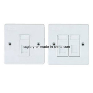 Single/Dual Port Clipsal Network Faceplate