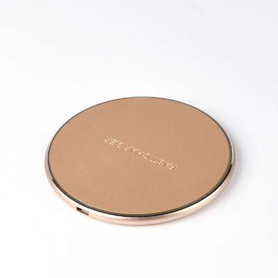 AUCAS Hot Sale Leather Wireless Charger For Mobile Phone